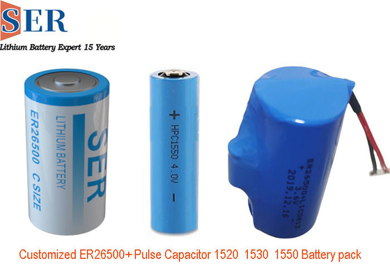 90mAh SPC1520 Li SOCL2 ব্যাটারি ER সুপার ক্যাপাসিটর ব্যাটারি