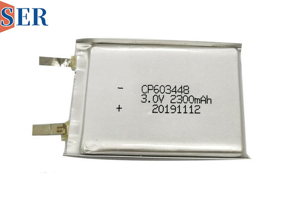 SER CP603048 সফট প্যাকেজ Li MnO2 ব্যাটারি 3.0V লিথিয়াম ম্যাঙ্গানিজ প্রাইমারি আল্ট্রা থিন লিপো ব্যাটারি