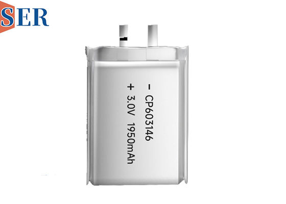 CP603146 ​​প্রাথমিক লিথিয়াম ব্যাটারি 3v আল্ট্রা থিন Li-MnO2 পাউচ সেল দীর্ঘ শেলফ লাইফ