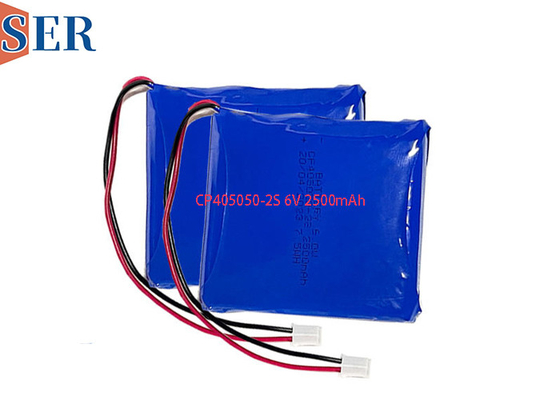 কাস্টম ডিজাইন CP405050-2S ব্যাটারি প্যাক 6.0V 2500mAh প্রাথমিক লিথিয়াম ব্যাটারি