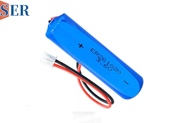 ER261020 উচ্চ ক্ষমতা Li SOCL2 ব্যাটারি 3.6V CC বড় আকারের ER ব্যাটারি