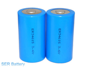 LS33600 / ER34615 D আকার 3.6V 19000mAh R20 লিথিয়াম প্রাইমারি Li-SOCI2 ব্যাটারি