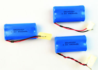 কাস্টমাইজড Li SOCL2 ব্যাটারি 4400mAh 3.6V/7.2V AA সাইজ ER14505M-2P 1S2P CE অনুমোদন