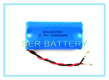কাস্টমাইজড Li SOCL2 ব্যাটারি 4400mAh 3.6V/7.2V AA সাইজ ER14505M-2P 1S2P CE অনুমোদন
