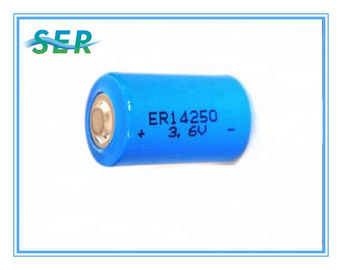 গ্যাস মিটার Li SOCL2 ব্যাটারি, 1/2AA ER14250M ব্যাটারি 3.6V 750mAh পাওয়ার টাইপ
