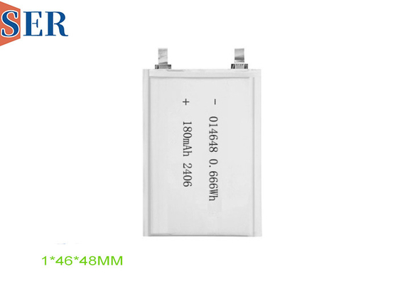 ব্যাটারি কারখানার সরবরাহ 3.7v রিচার্জযোগ্য অতি পাতলা পলিমার লিথিয়াম ব্যাটারি 014648 ইলেকট্রনিক ডিভাইসের জন্য