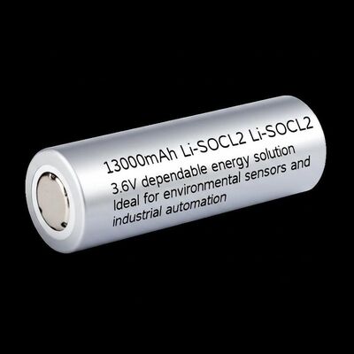 13000mAh Li-SOCL2 battery 3.6V dependable energy solution ideal for environmental sensors and industrial automation