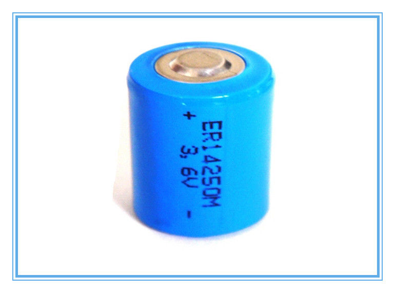 গ্যাস মিটার Li SOCL2 ব্যাটারি, 1/2AA ER14250M ব্যাটারি 3.6V 750mAh পাওয়ার টাইপ