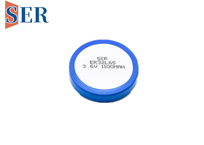 ER32L65 3.6V 1/10D বোতাম সেল ব্যাটারি বাকল টাইপ 1000mAh