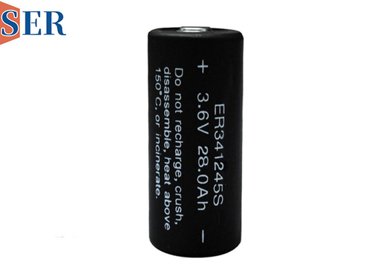 স্থিতিশীল লি SOCl2 ব্যাটারি 3.6V 28000mAh DD Er341245S তেল খনন জন্য