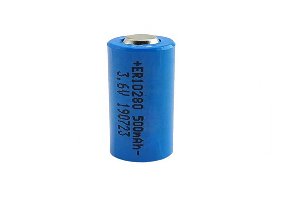 ER10280 500mAh ওয়্যার লিথিয়াম socl2 ব্যাটারি 3.6 v লিথিয়াম থিওনাইল ক্লোরাইড
