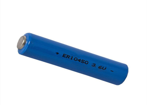 7 নং স্মোক সেন্সরের জন্য চক্রাকার ER10450 3.6 ভোল্ট AAA Li SOCl2 ব্যাটারি