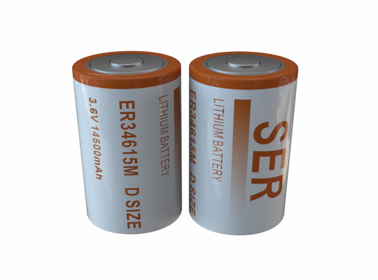 14500mAh LiSOCL2 ব্যাটারি স্পাইরাল হাই ড্রেন লিথিয়াম থায়োনিল ক্লোরাইড ER34615M