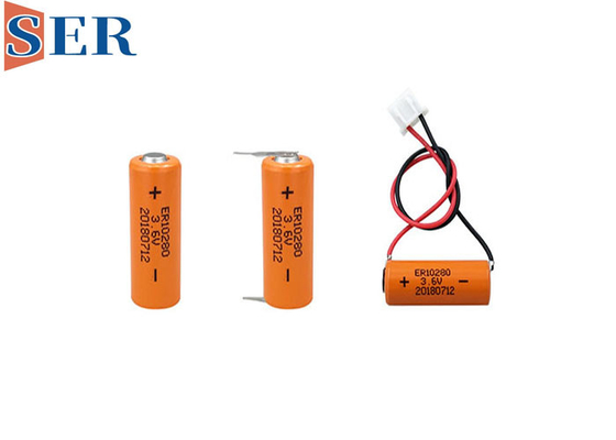 ER10280 Li SOCL2 ব্যাটারি 500mAh 3.6V 2/3AAA সাইজ লিথিয়াম ER10/28