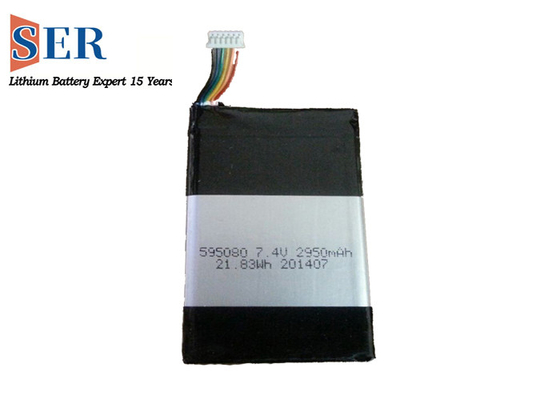 লিথিয়াম পলিমার ব্যাটারি 7.4V Lipo 595080 BQ27200 লিথিয়াম আয়ন পলিমার সেল কাস্টমাইজ করুন