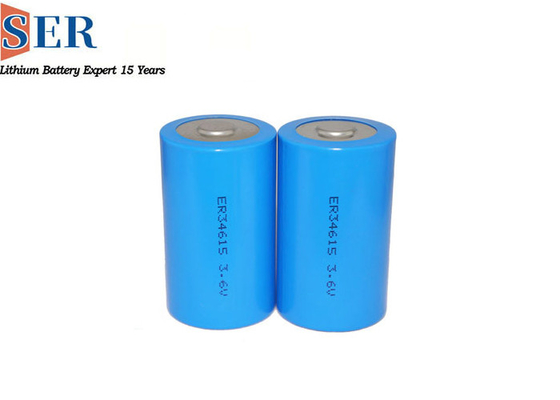 অনুসন্ধান পরিমাপ যন্ত্রের জন্য 12000mAh Li SOCL2 ব্যাটারি নিরাপদ ER34615S